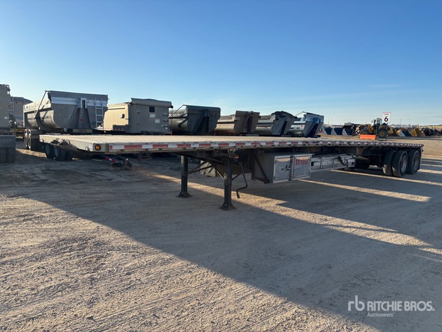 2016 Temisko 48 Ft T/a Spread Axle Flatbed Trailer