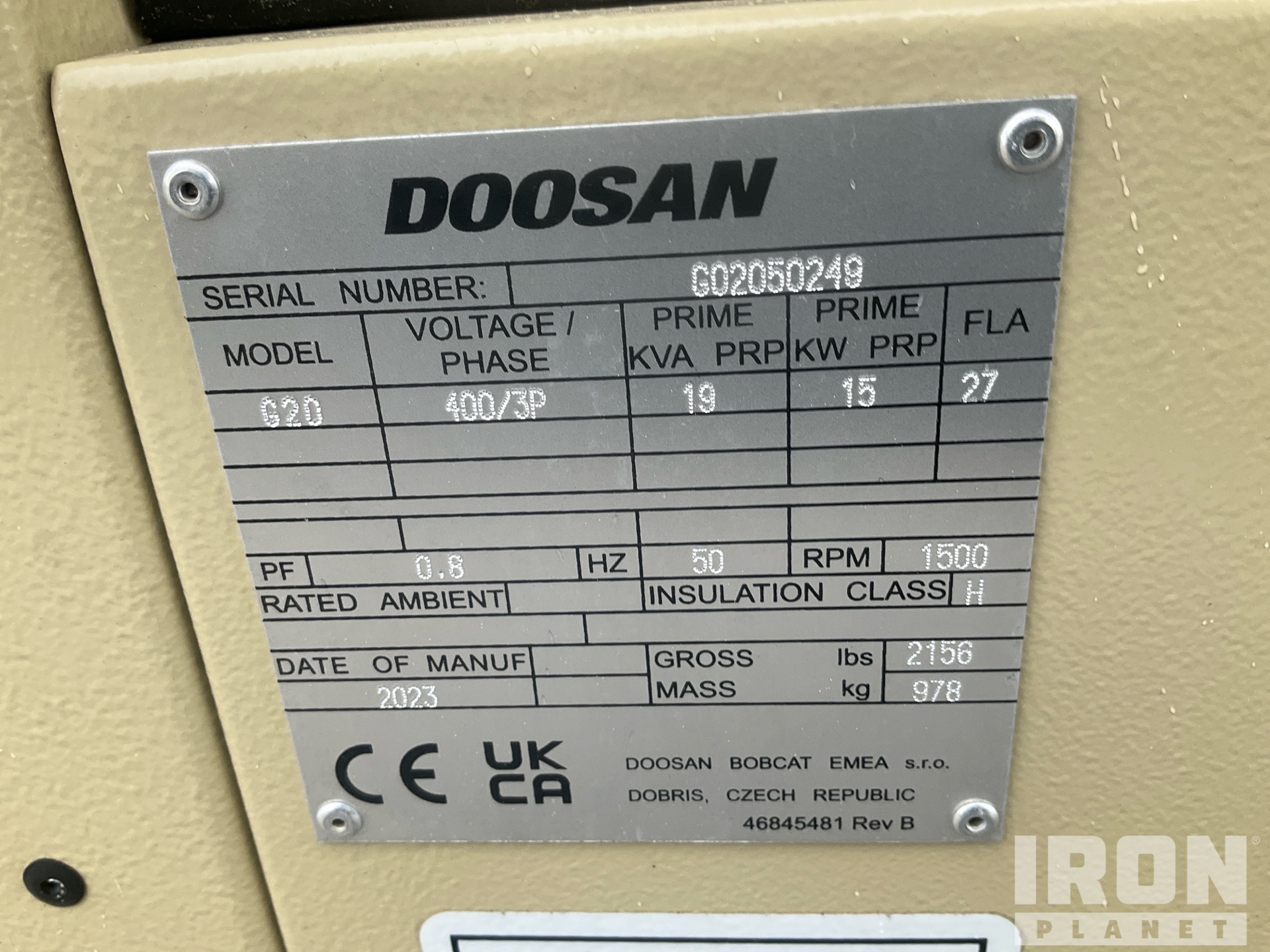 2023 Doosan G20