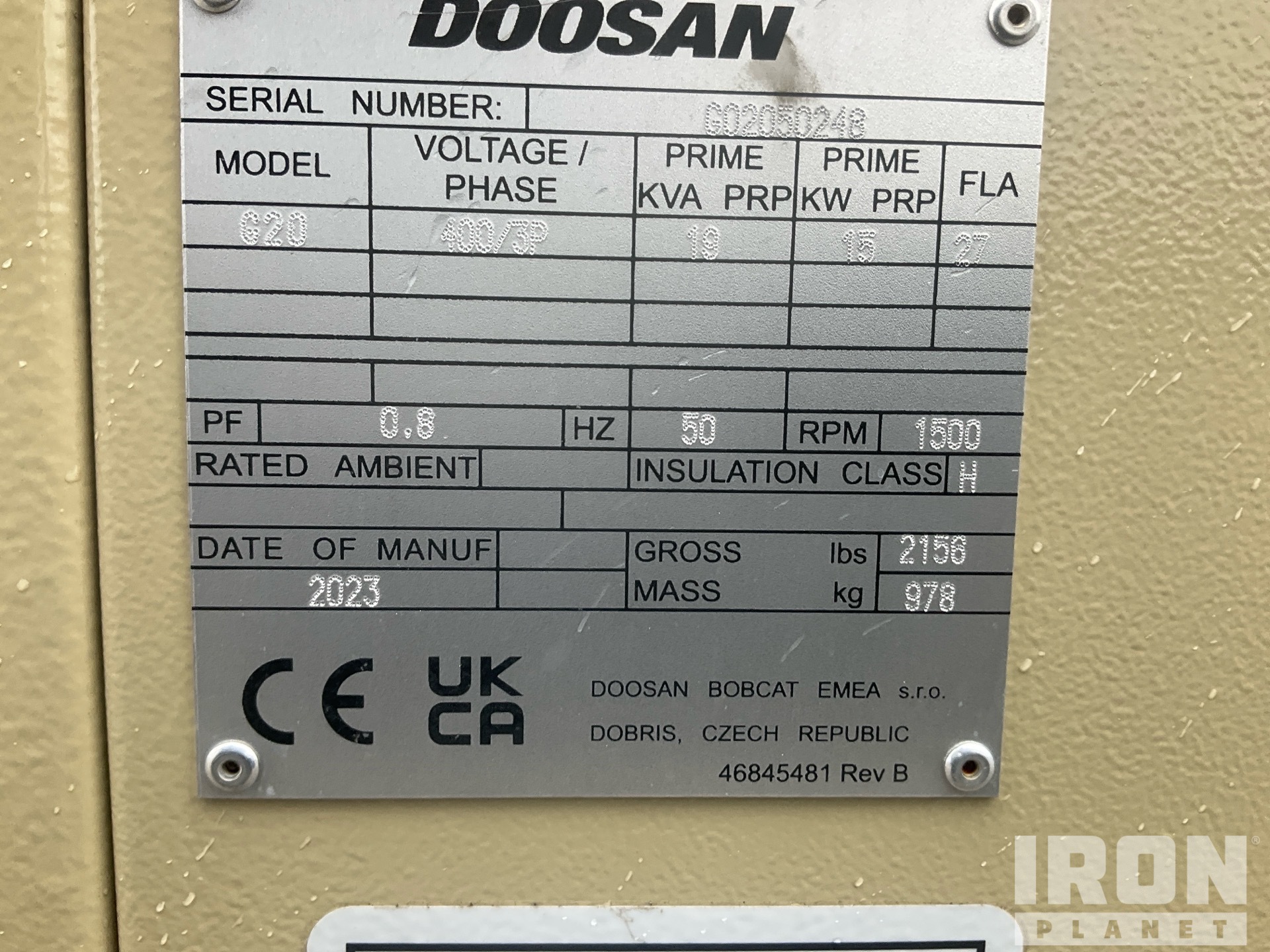 2023 Doosan G20
