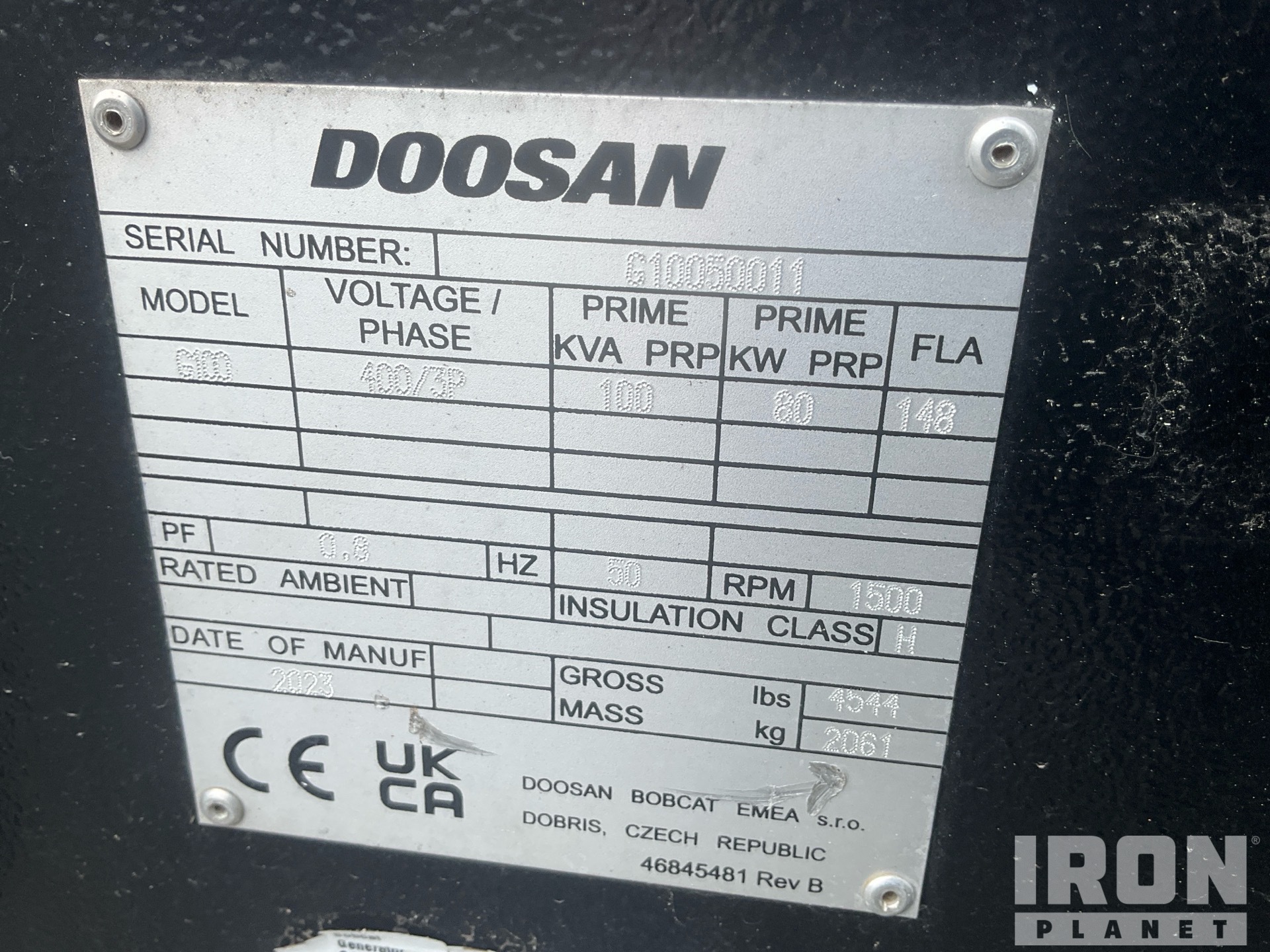 2023 Doosan G100