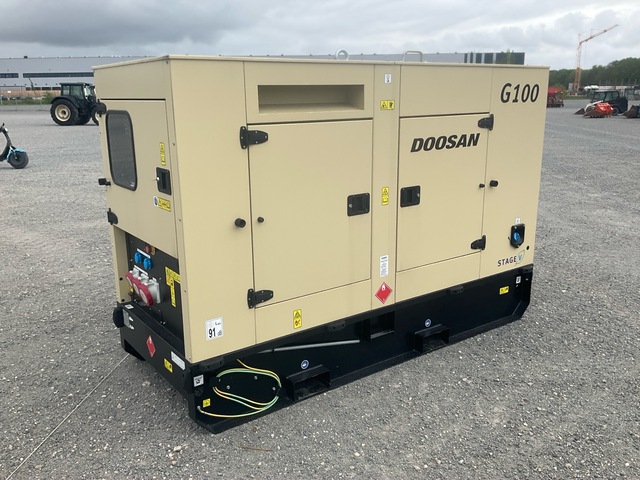 2023 Doosan G100 Generator Set (Unused)