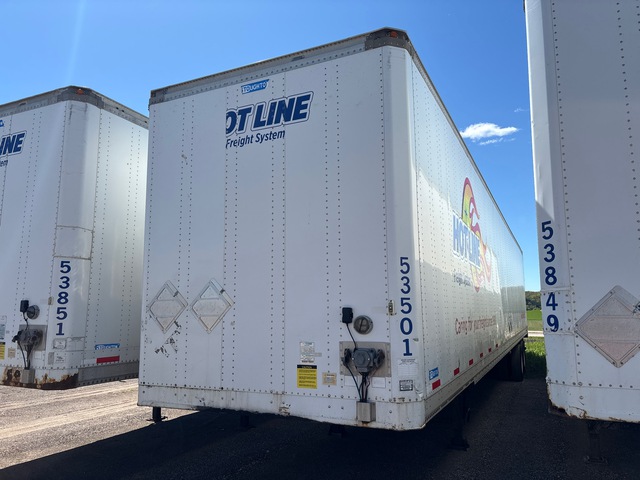 2014 Stoughton AVXW-535T-S-C-AR 53 ft x 102 in T/A Van Trailer