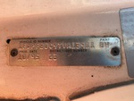 General Appearance with Frame Stamp Serial Number/VIN Photo