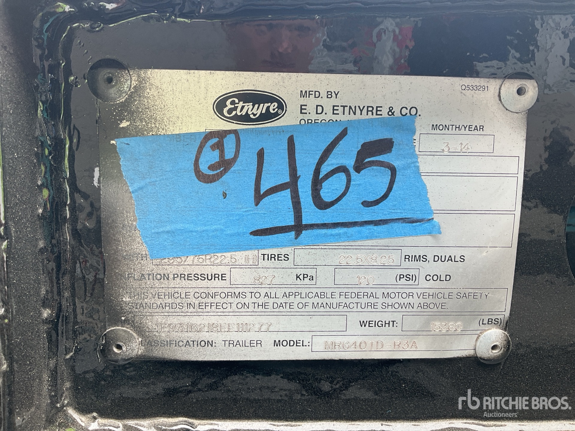Photo of a 2014 Etnyre MR040TD-R3A