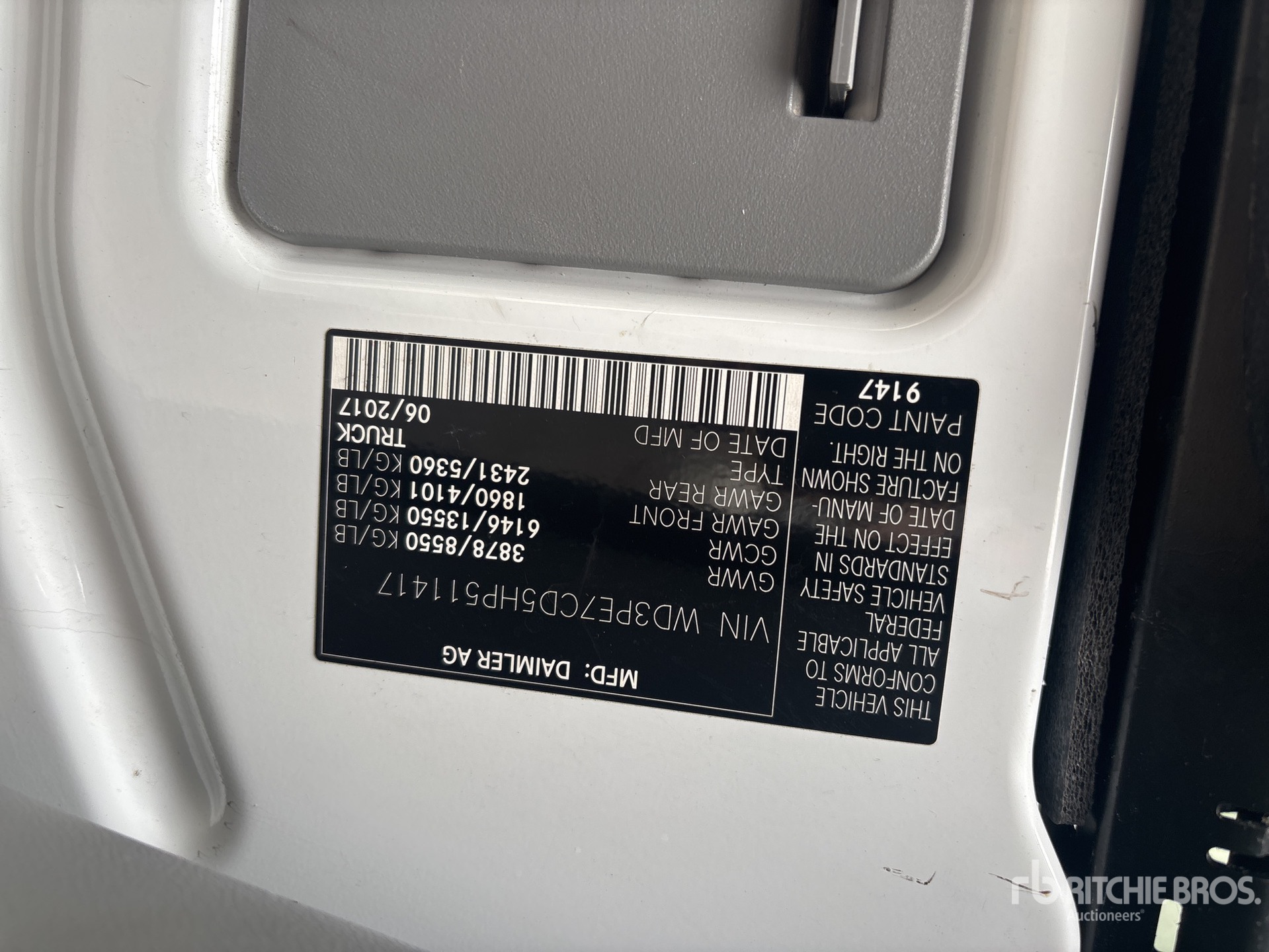 Photo of a 2017 Mercedes-Benz SPRINT 2500