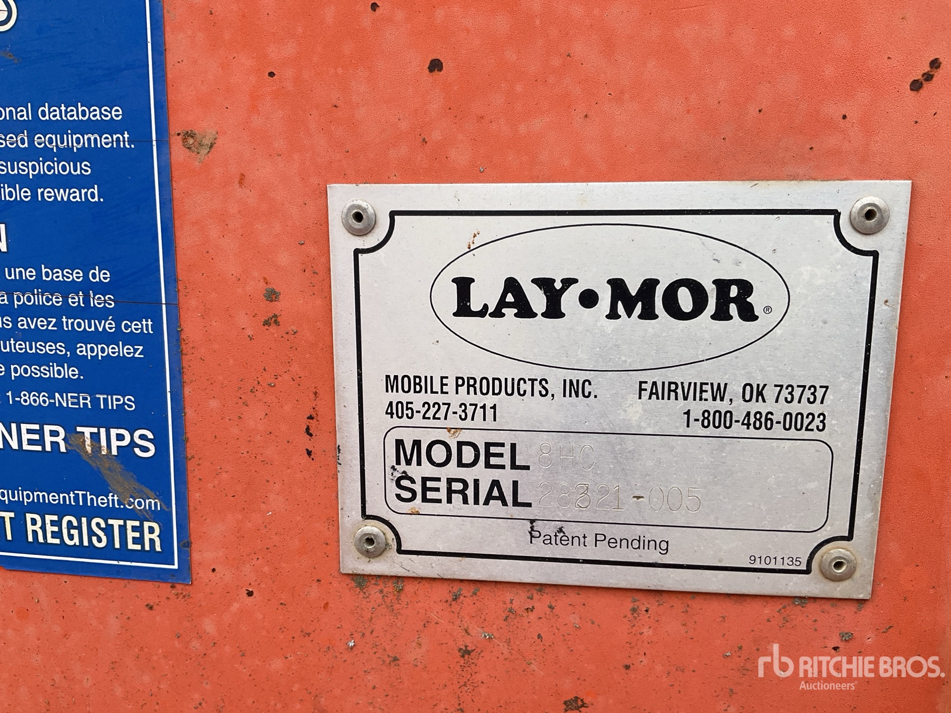 Photo of a 2001 Lay-Mor 8HC