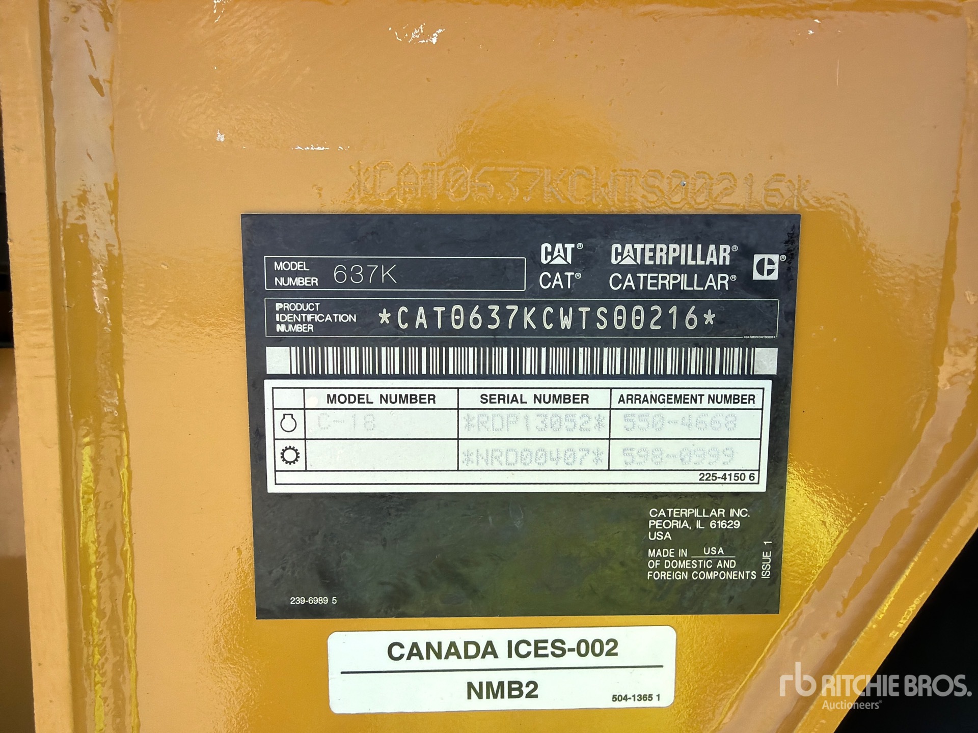 2023 Caterpillar 637K