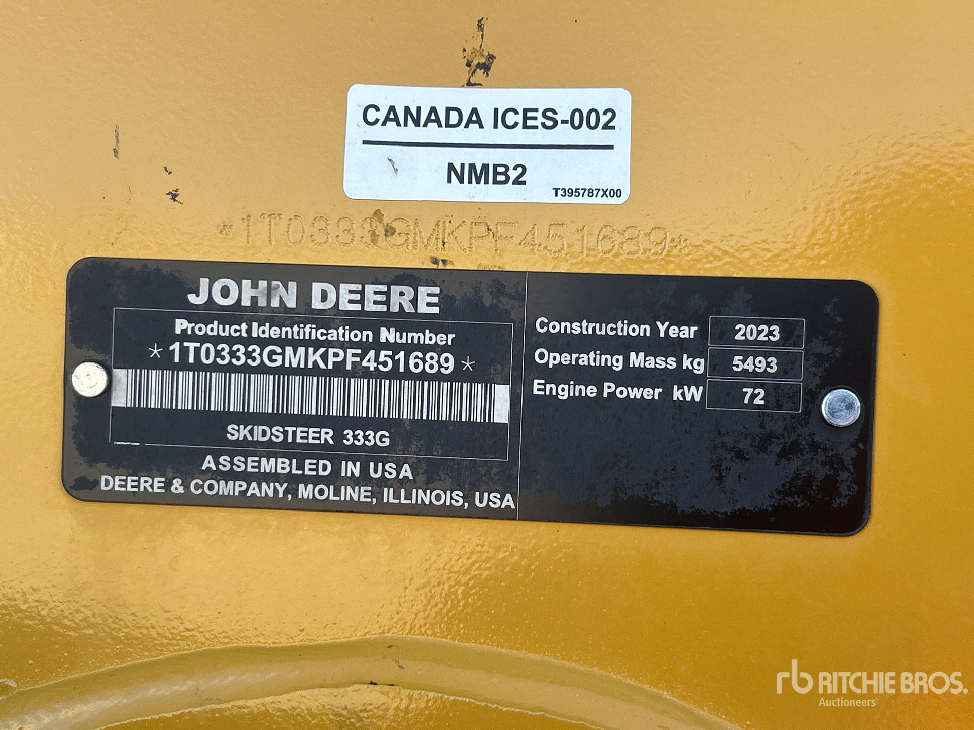 2023 John Deere 333G