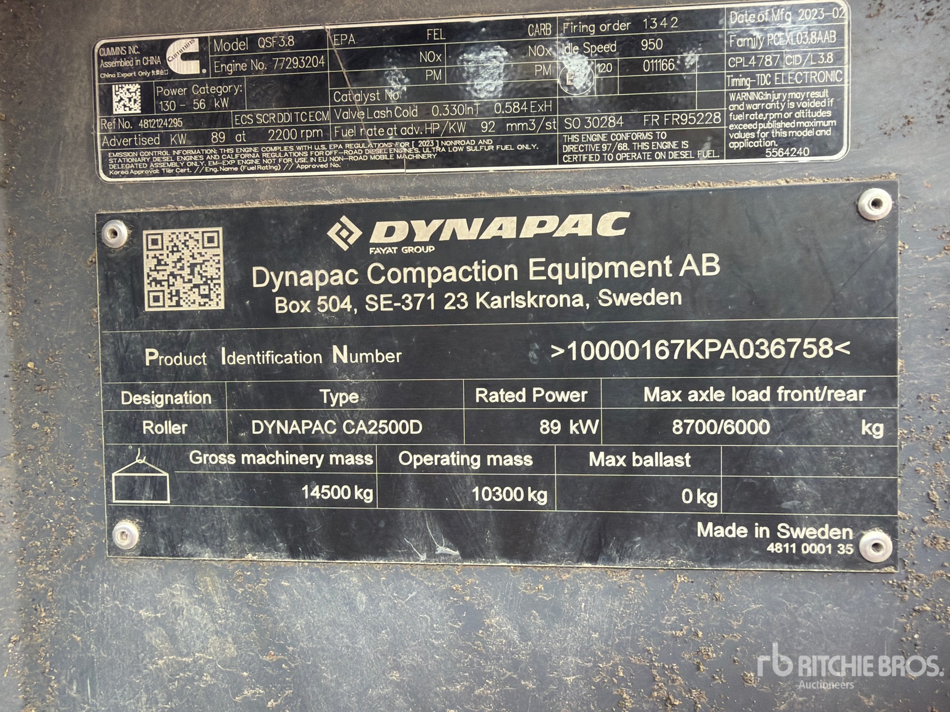 2023 Dynapac CA2500D