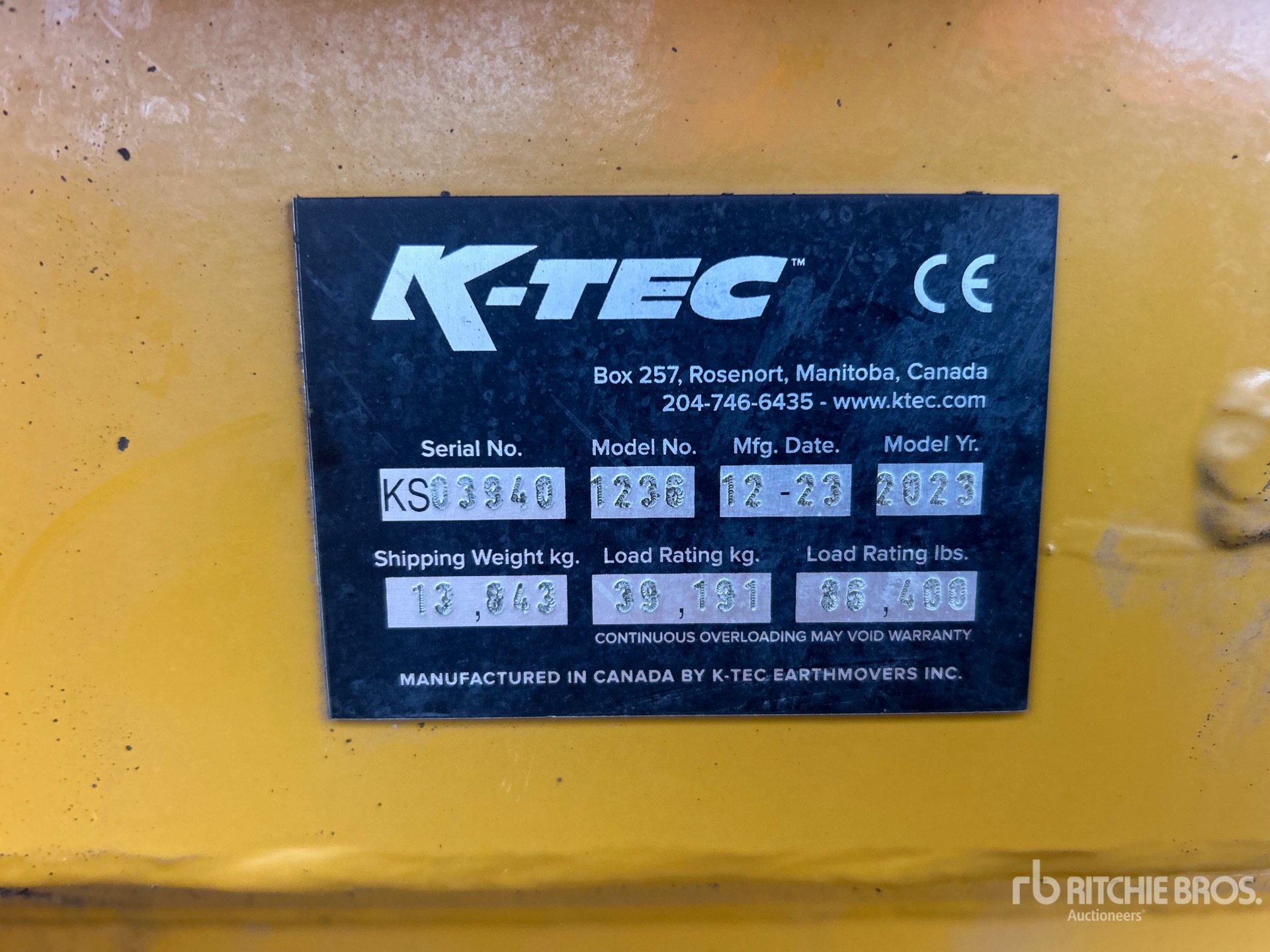 2023 K-Tec 1236