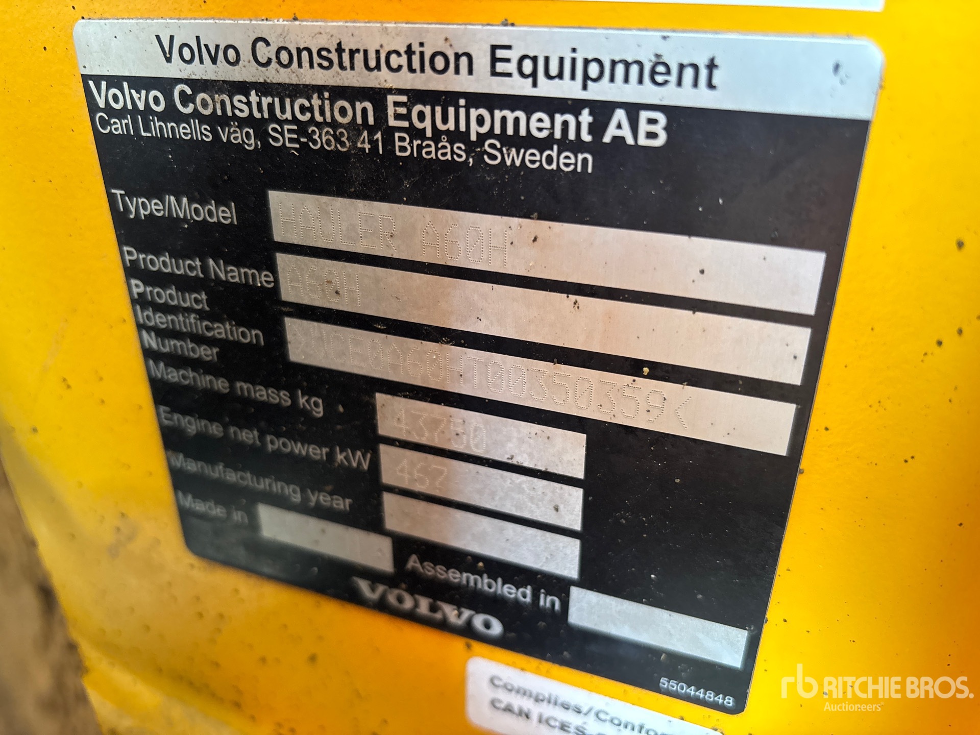 2023 Volvo A60H