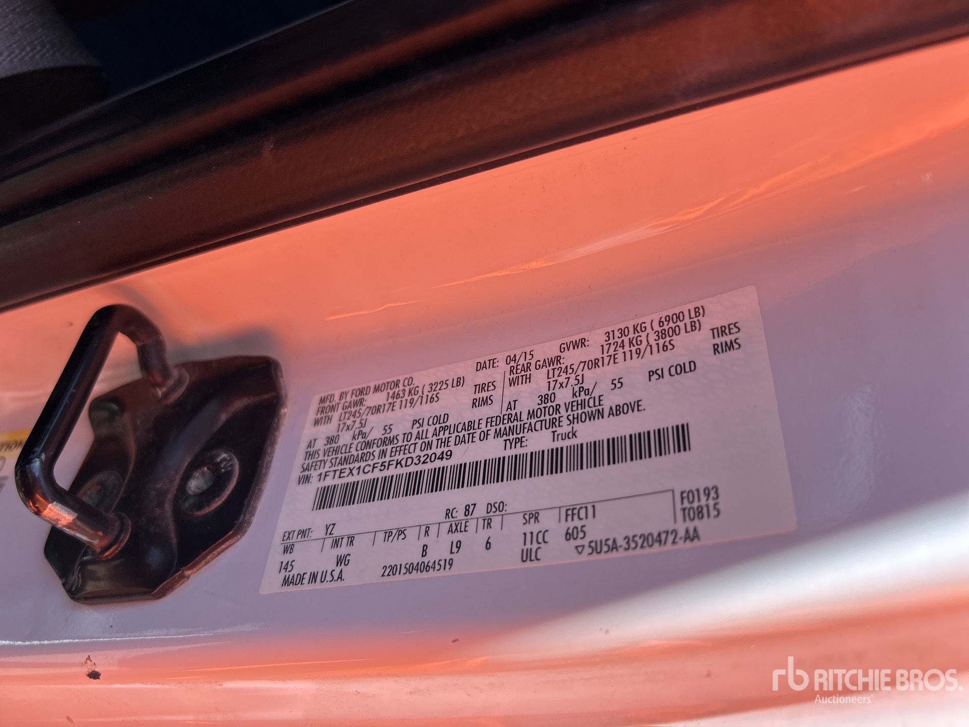 Photo of a 2015 Ford F-150