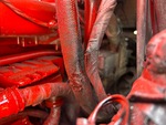 Engine with Air Compressor