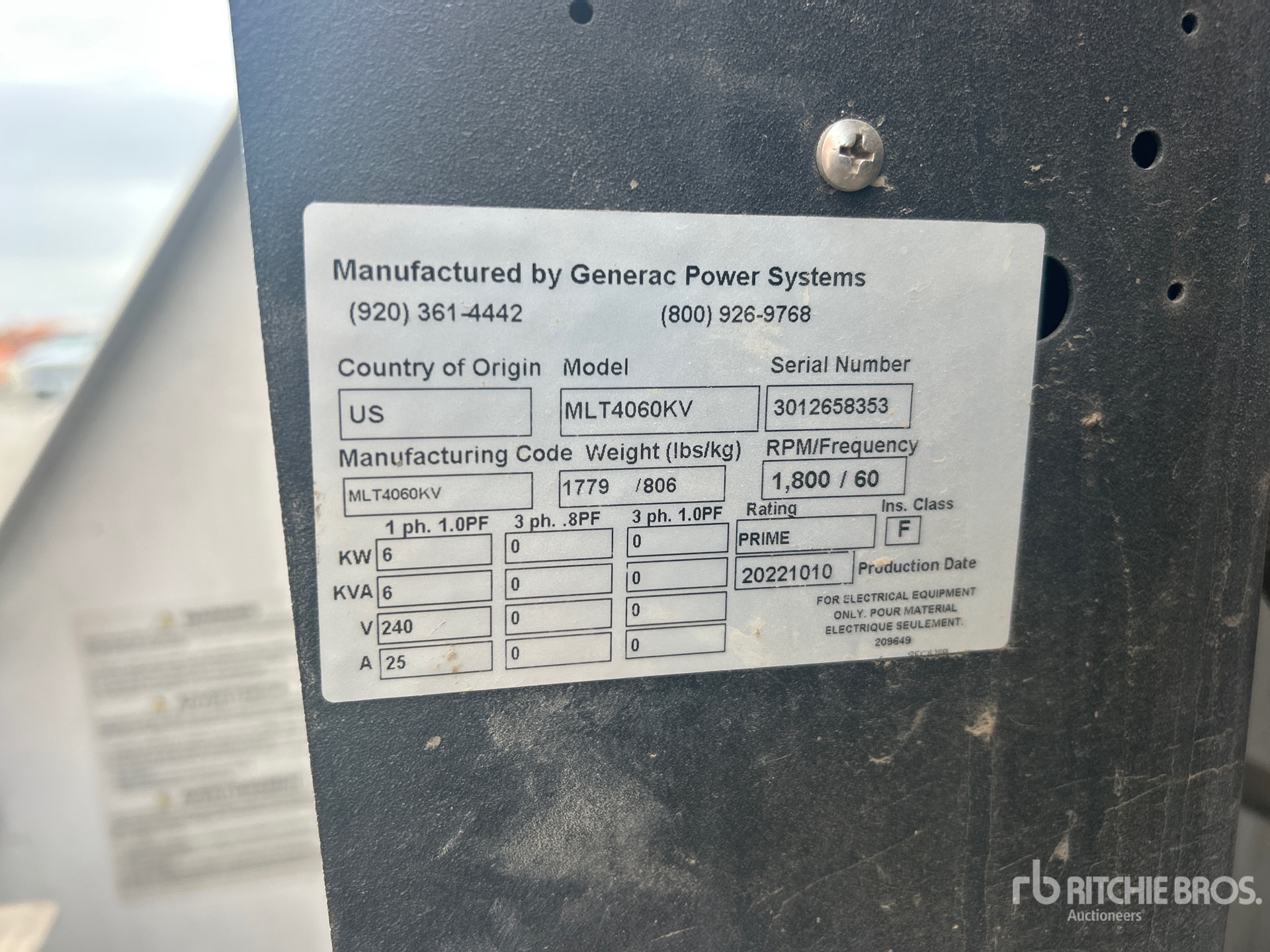 2022 Generac MLT4060KV