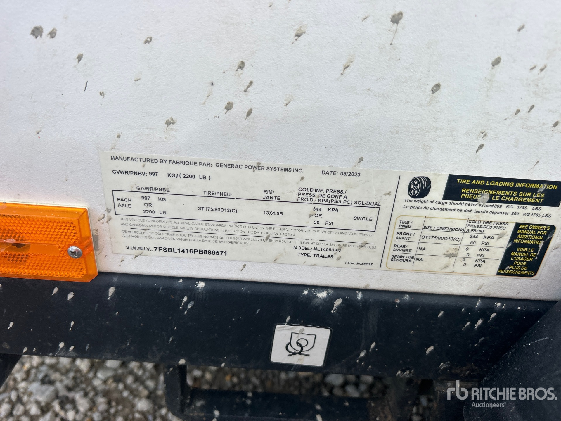 2023 Generac MLT4080KV