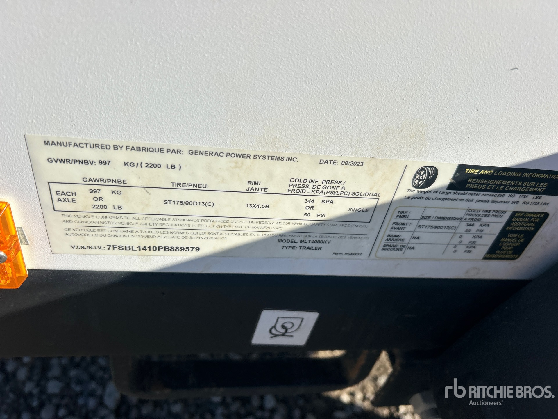2023 Generac MLT4080KV