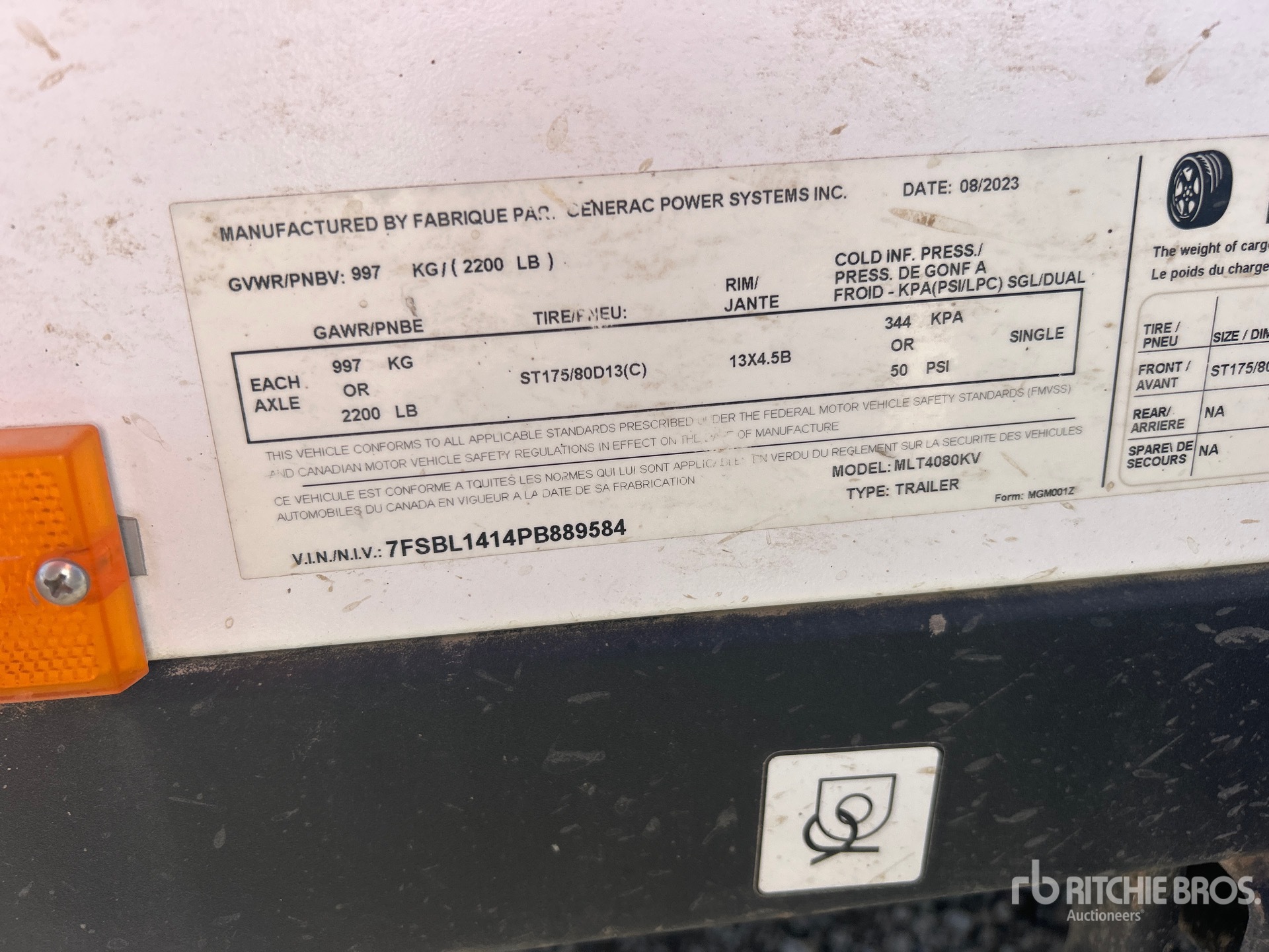 2023 Generac MLT4080KV