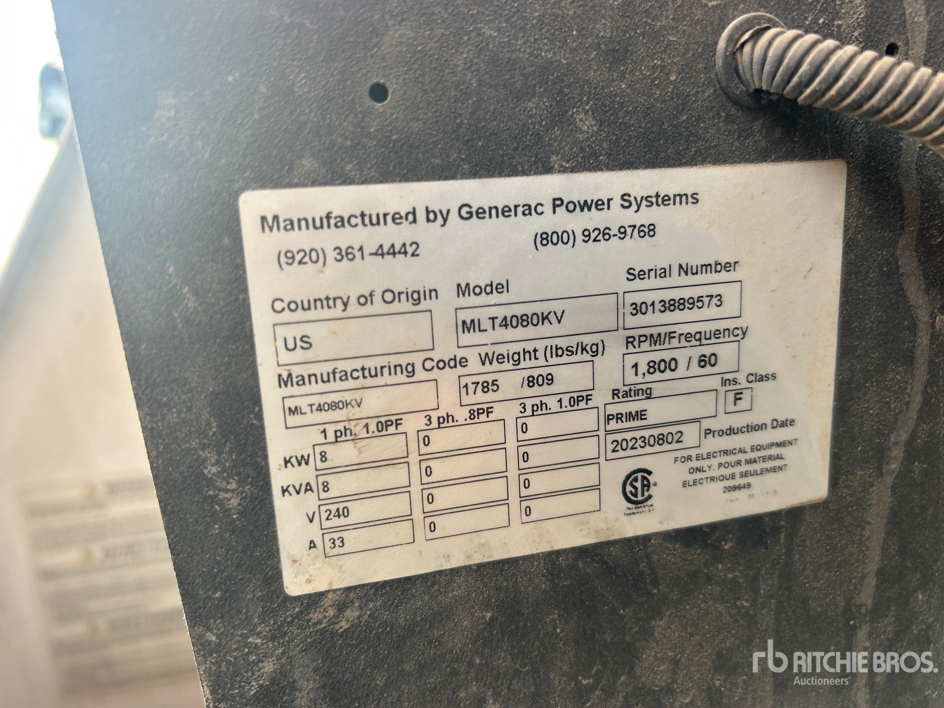 2023 Generac MLT4080KV