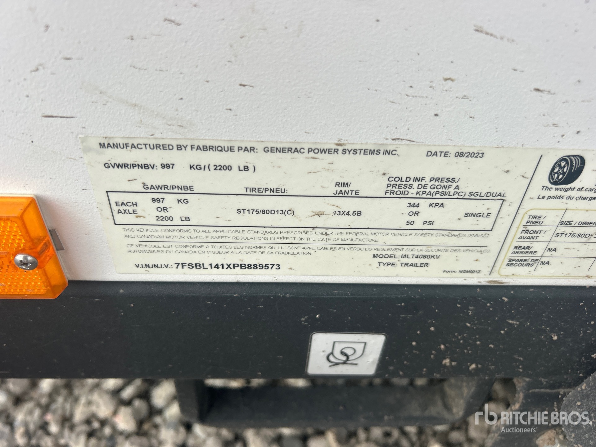 2023 Generac MLT4080KV