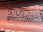 General Appearance with Motor Vehicle Safety Standards Label