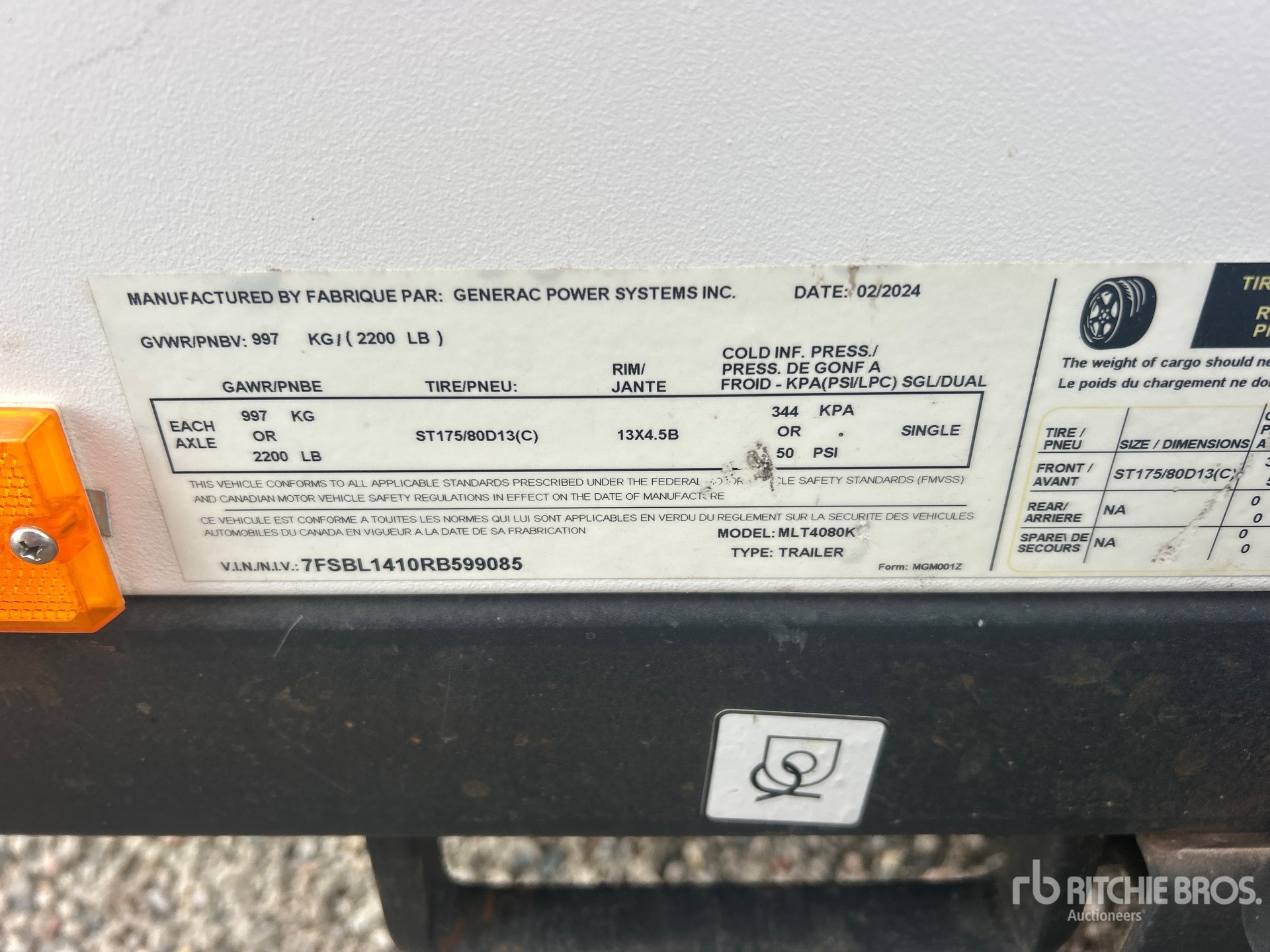 2024 Generac MLT4080KV