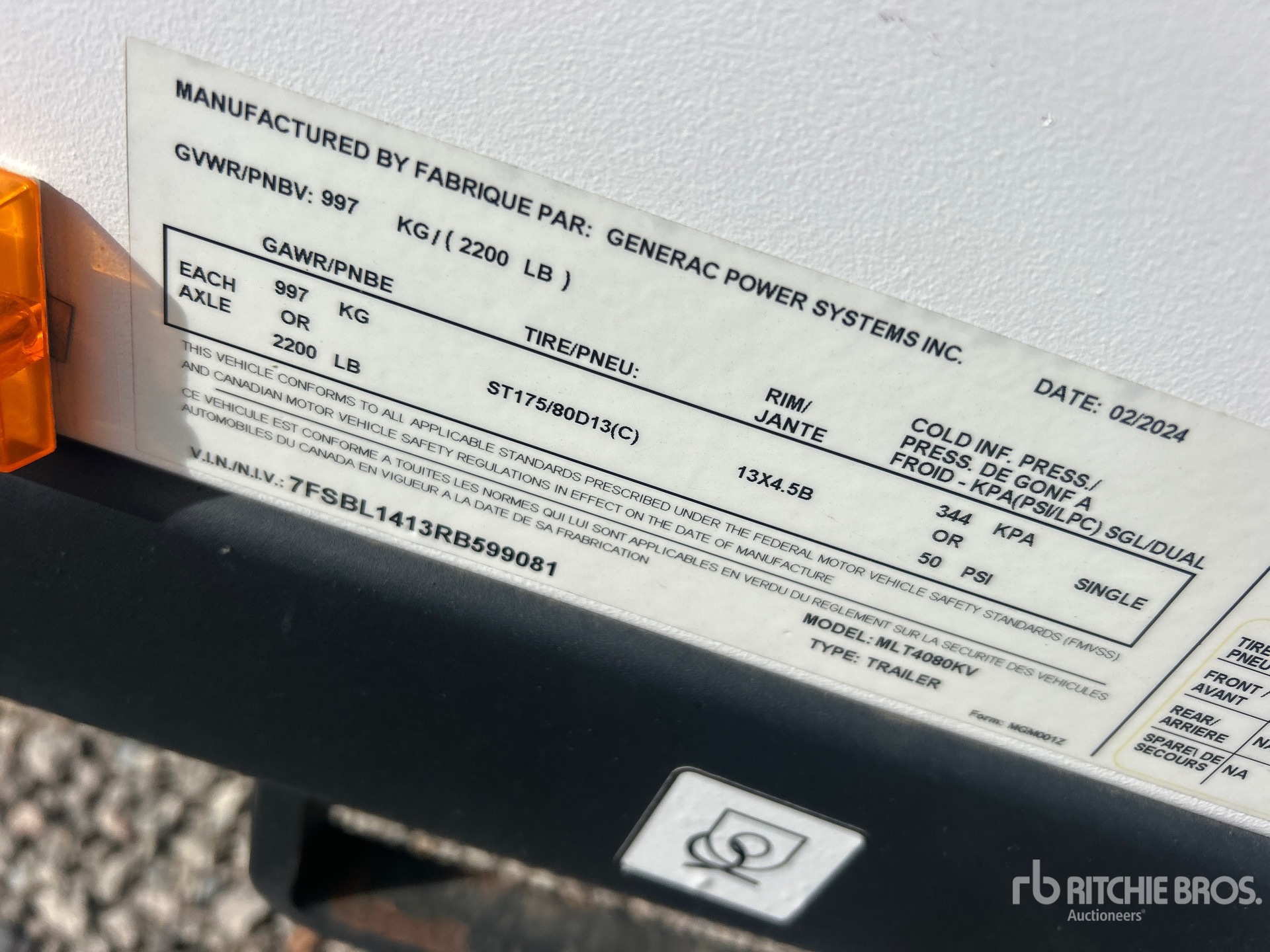 2024 Generac MLT4080KV