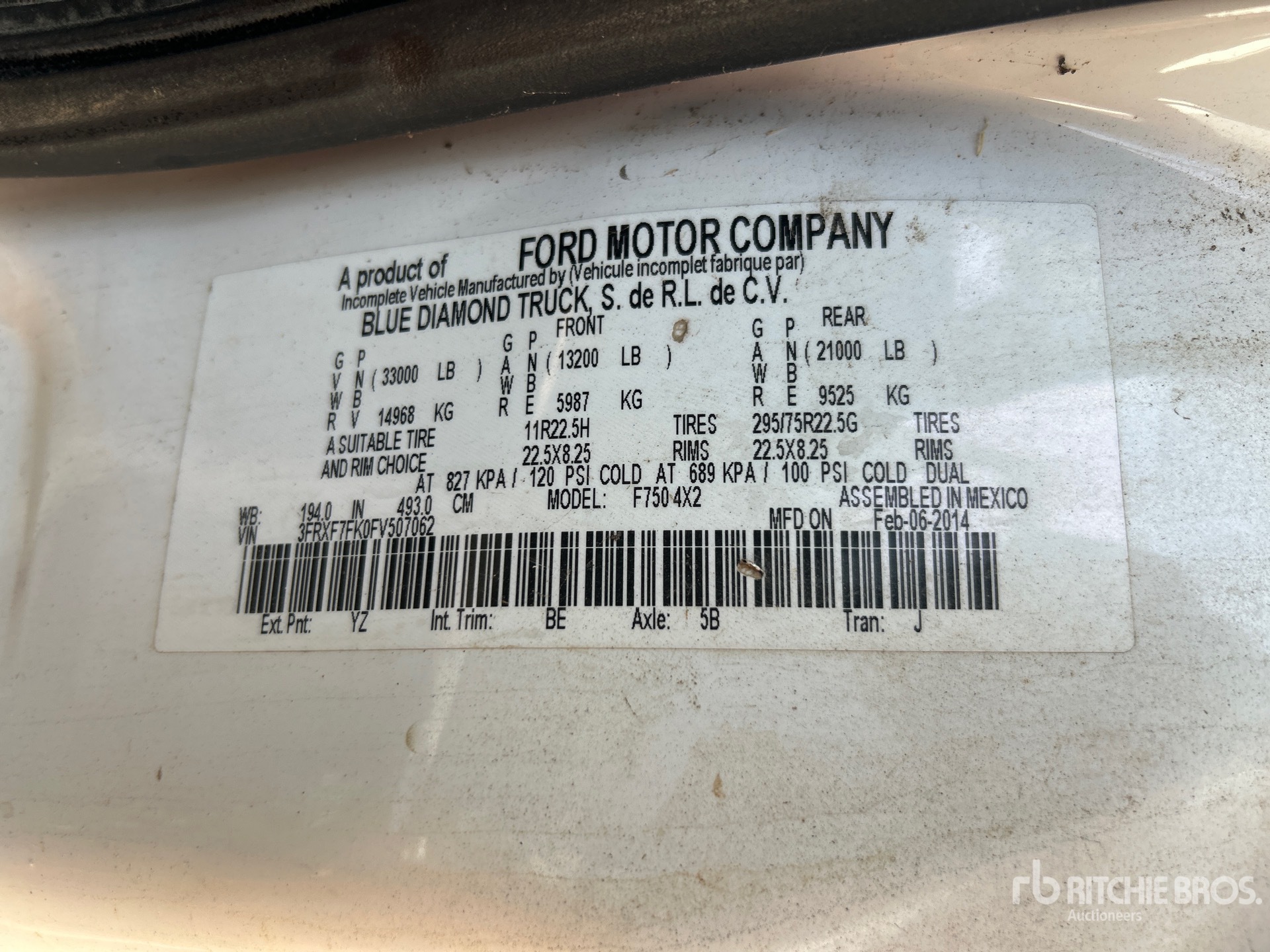 Photo of a 2015 Ford F-750
