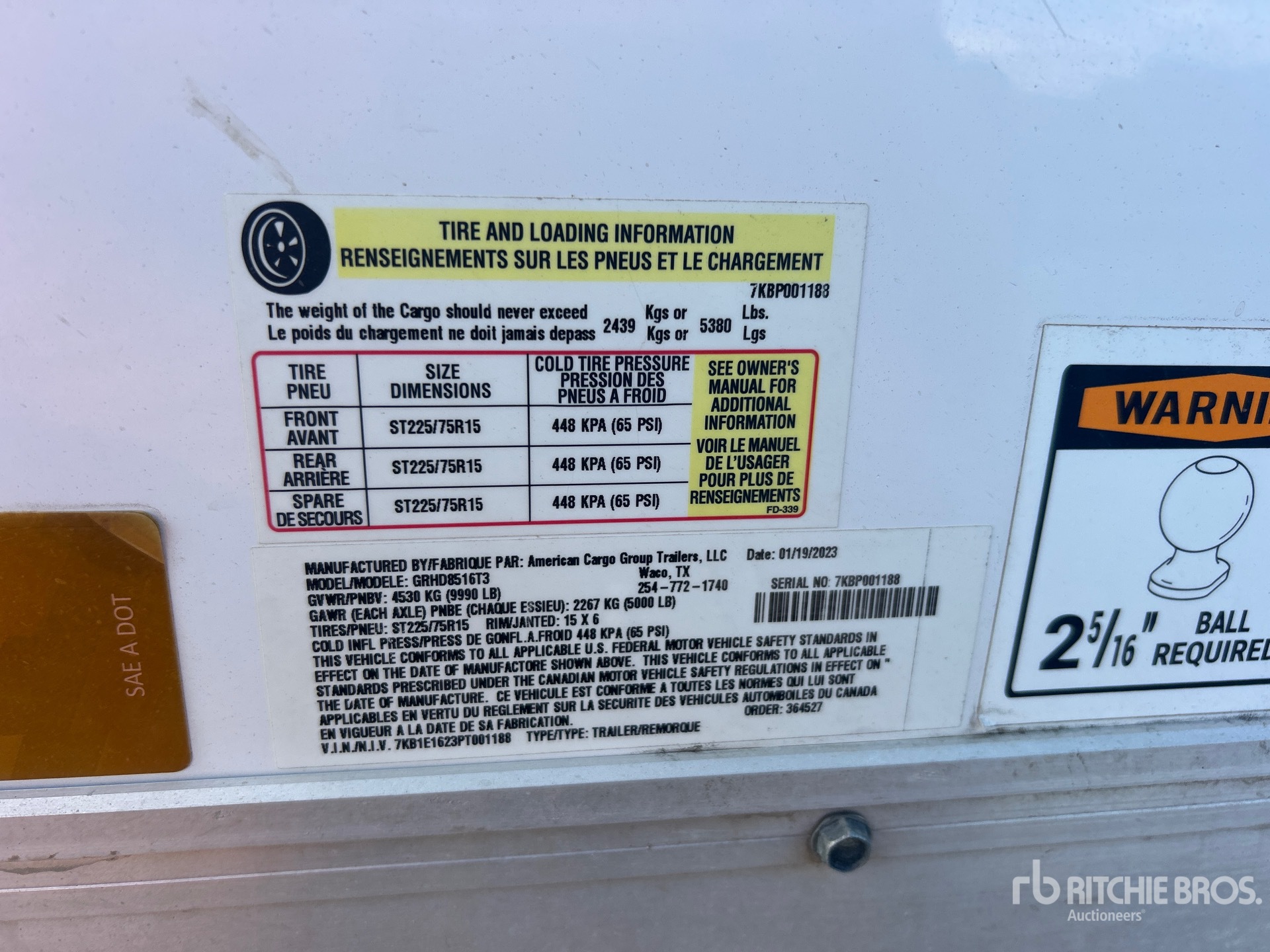 2023 Haulmark GRHD8516T3