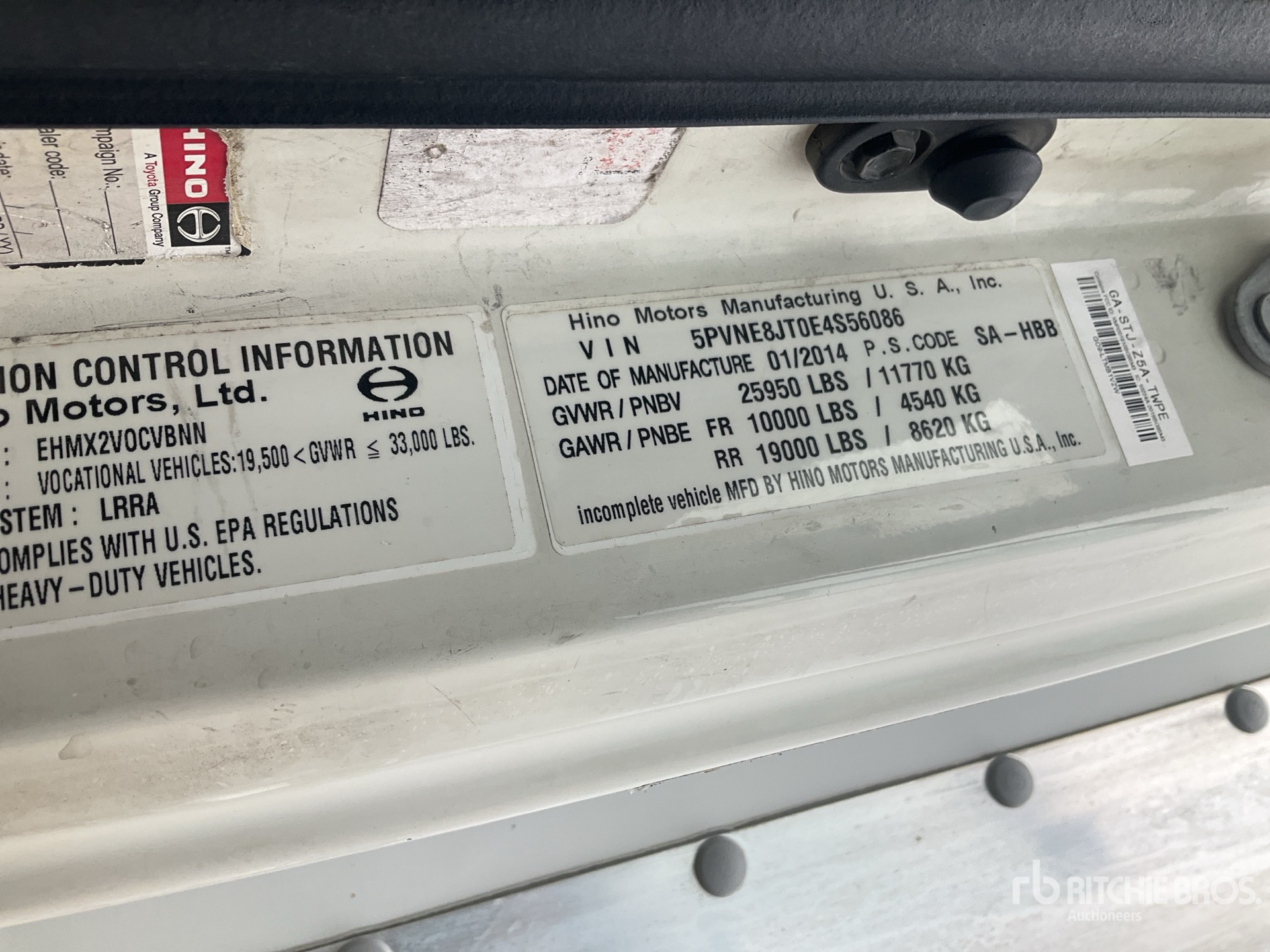 Photo of a 2014 Hino 268