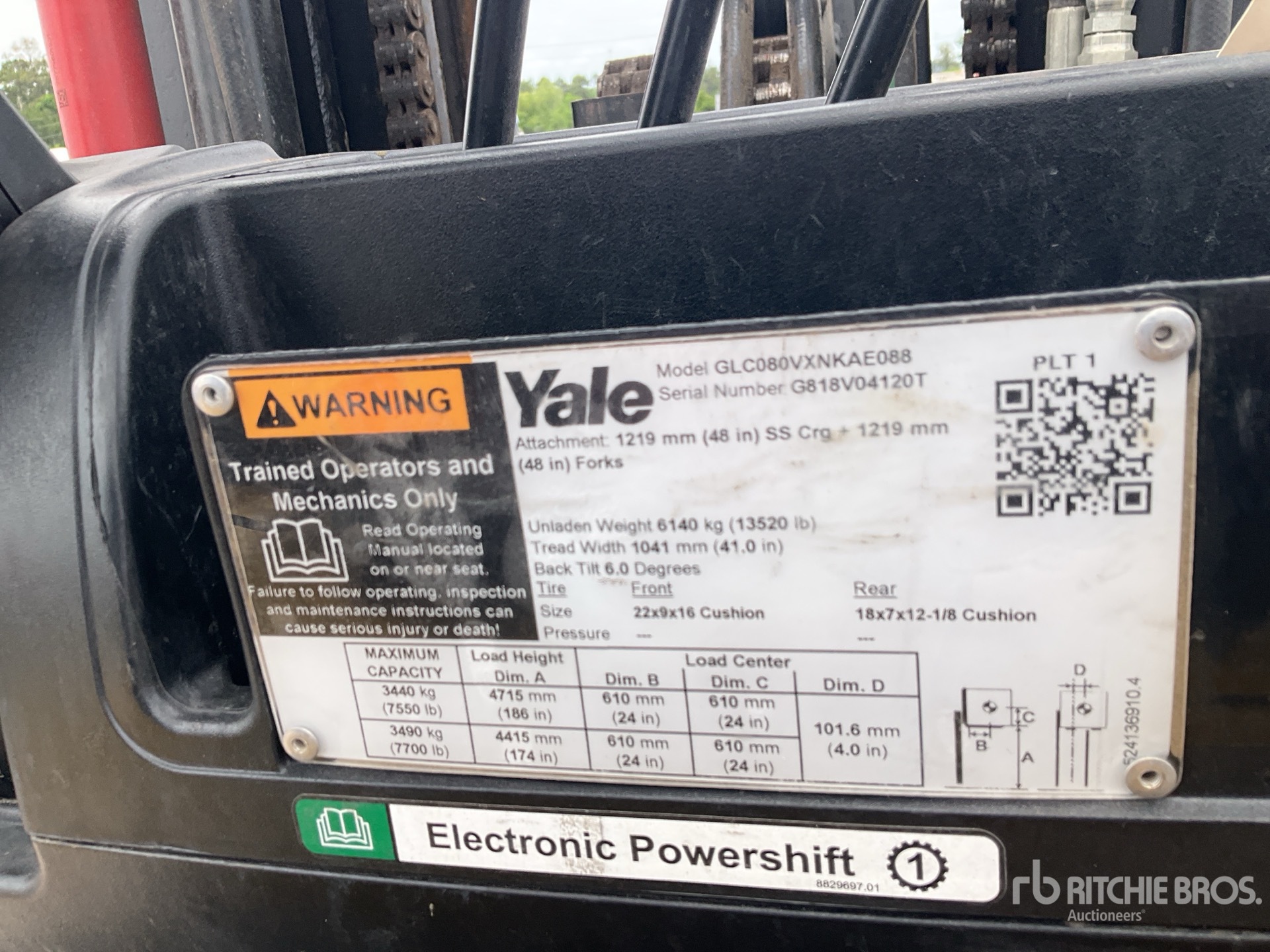 Photo of a  Yale GLC080L