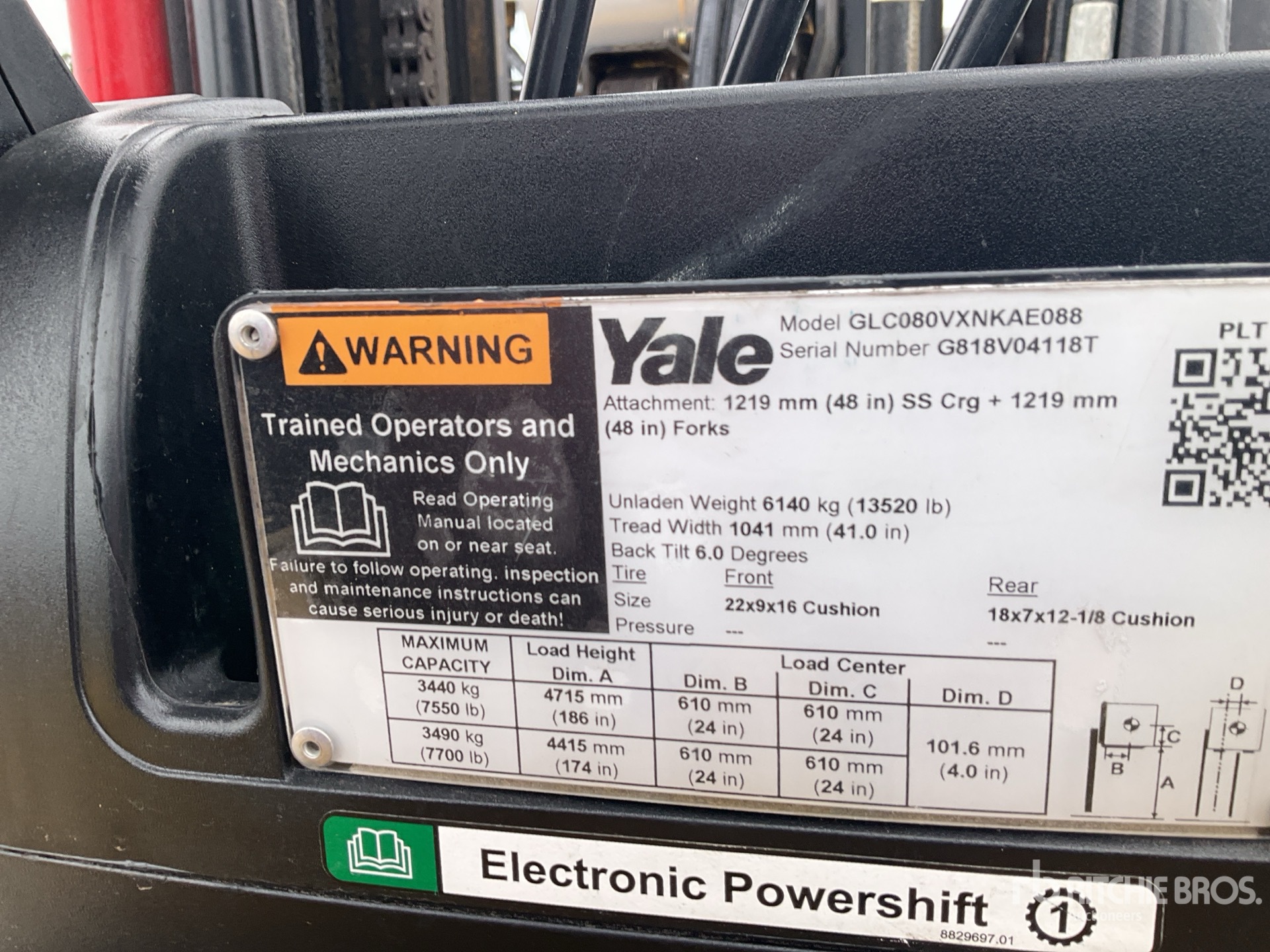 Photo of a  Yale GLC080VXN