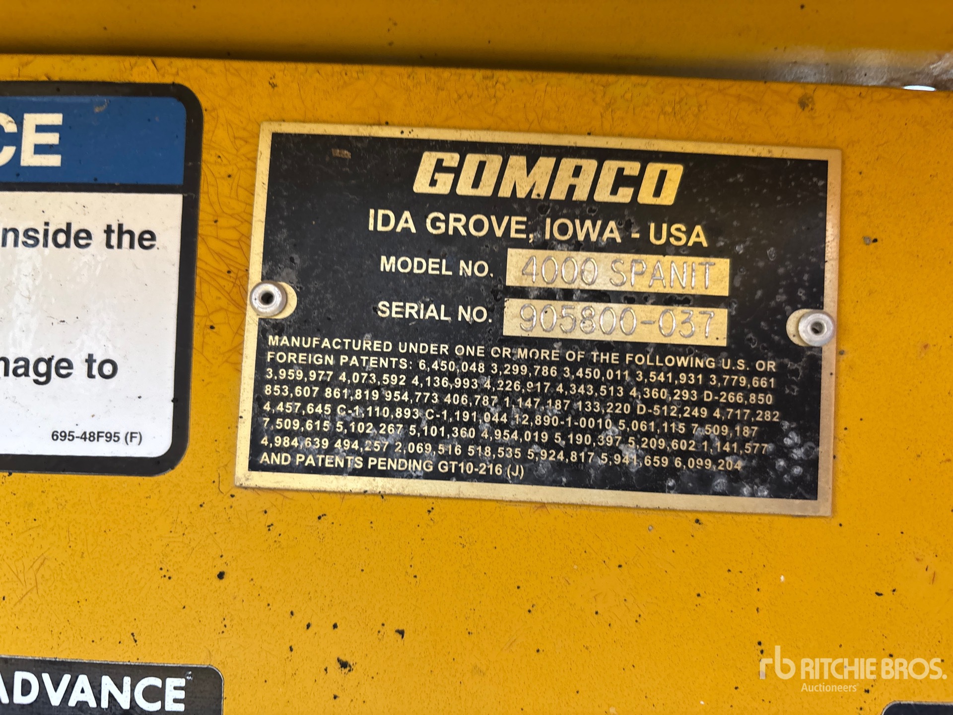 2005 Gomaco 4000 SPANIT