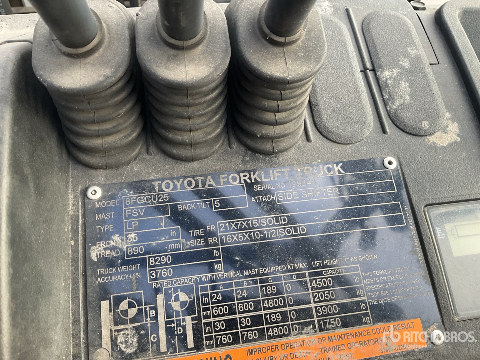 Photo of a 2019 Toyota 8FGCU25