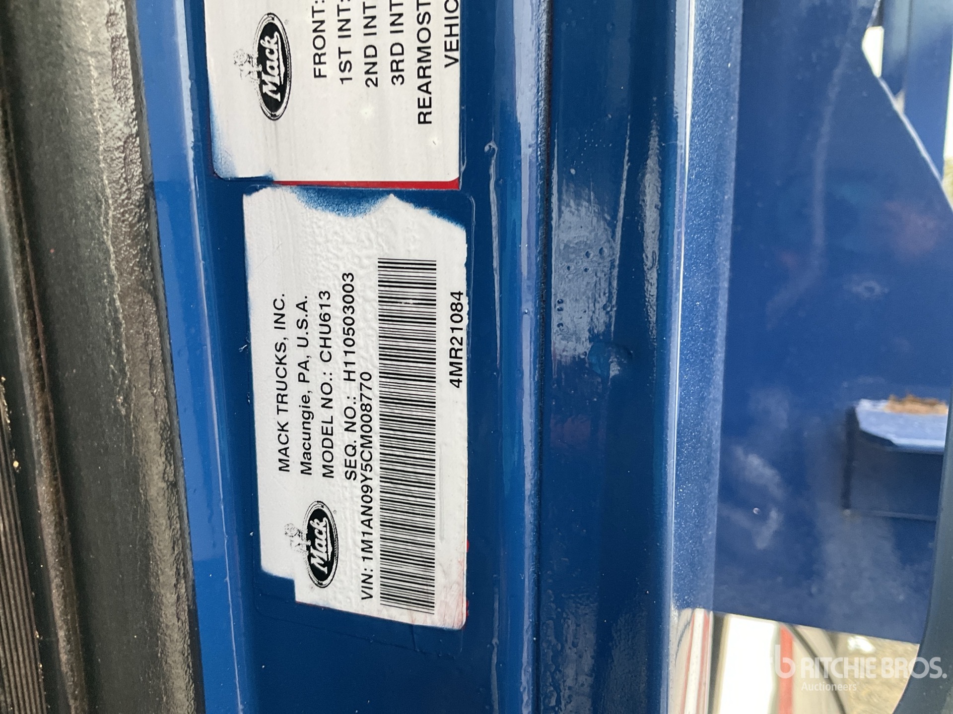 Photo of a 2012 Mack CHU613