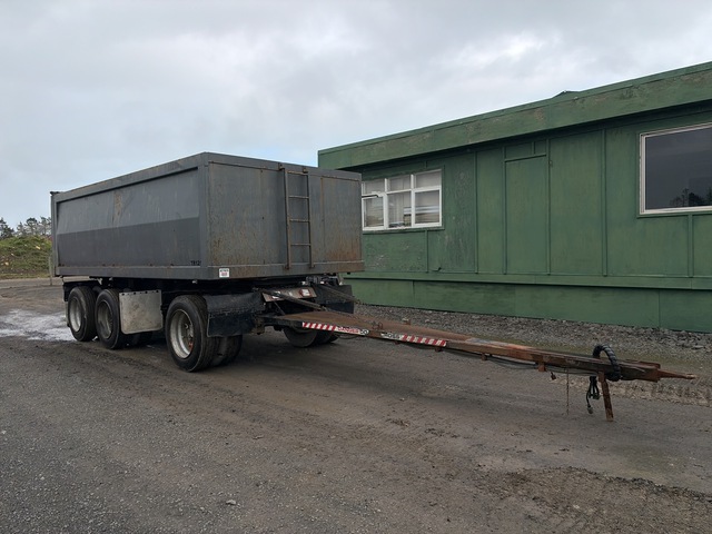 1996 Hamelex 5200 mm 3/Axle Drawbar Tipping Trailer