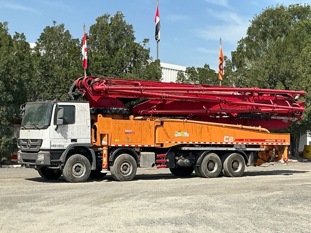 2021 Sany SYM5449THBE 56 m on 2021 Mercedes-Benz Arocs 4146E6 8x4 Concrete Pump Truck