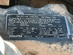 Engine with Emission Label