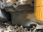 Engine with Oil Leaks