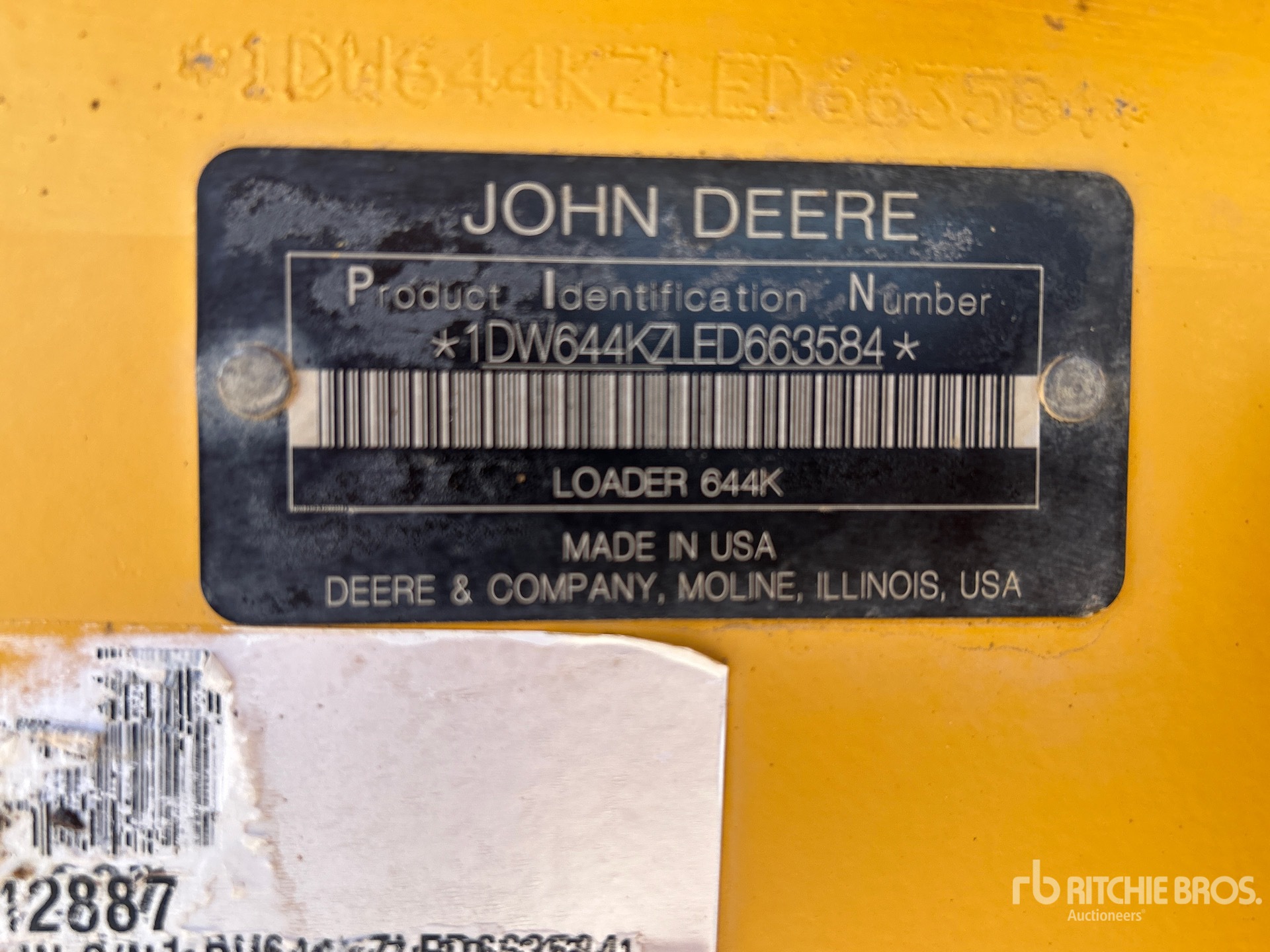 Photo of a 2014 John Deere 644K
