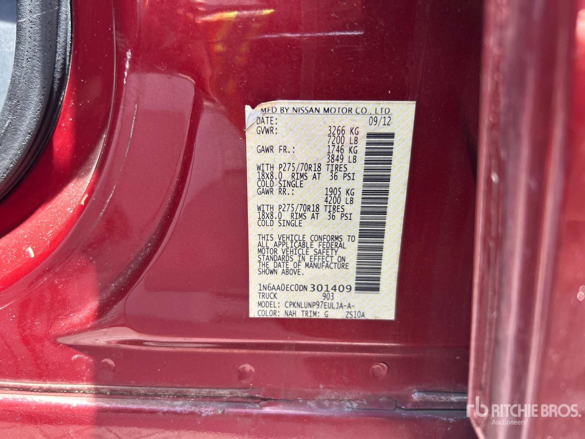 Photo of a 2013 Nissan TITAN