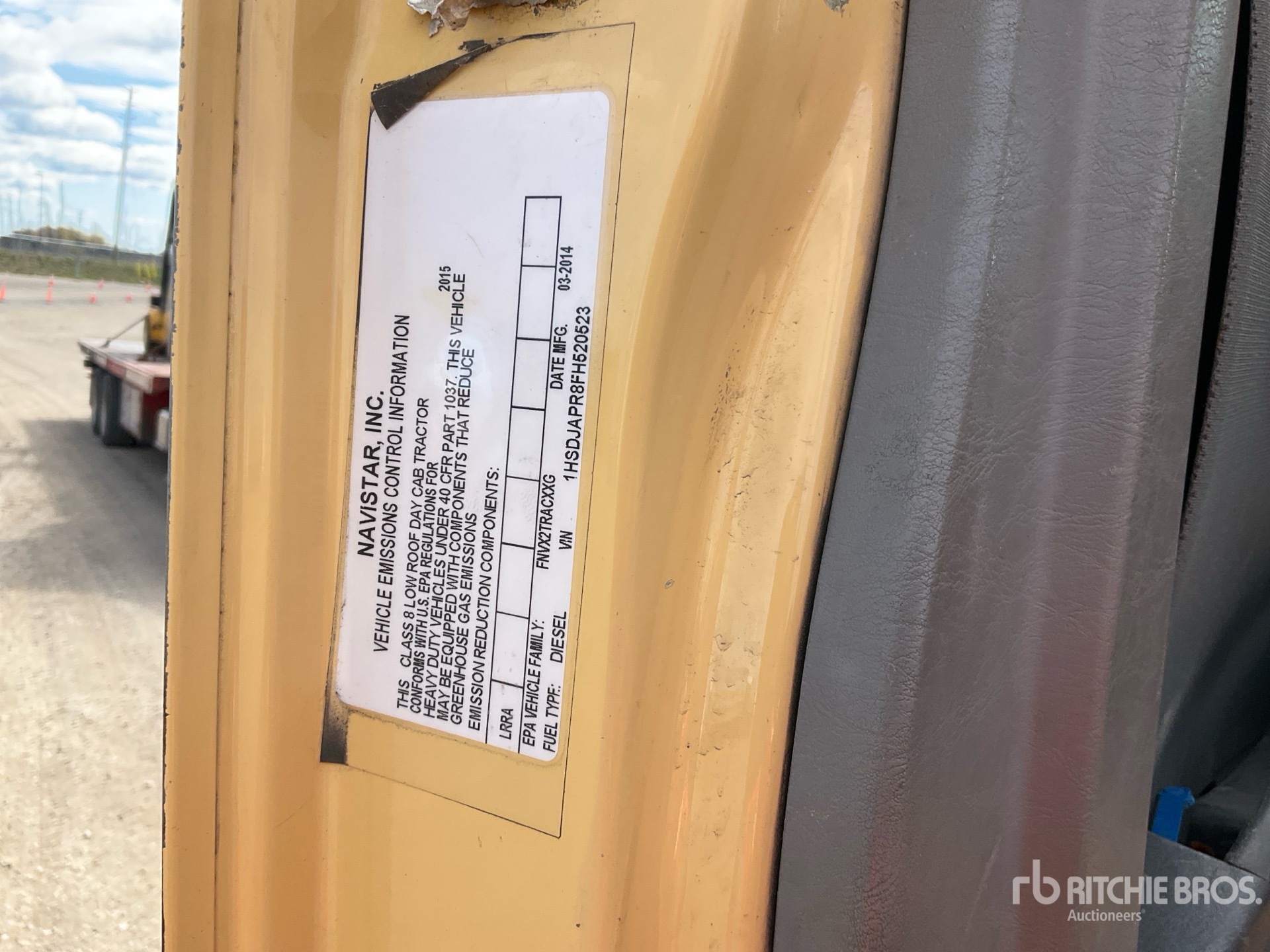 Photo of a 2015 International PROSTAR+ 122