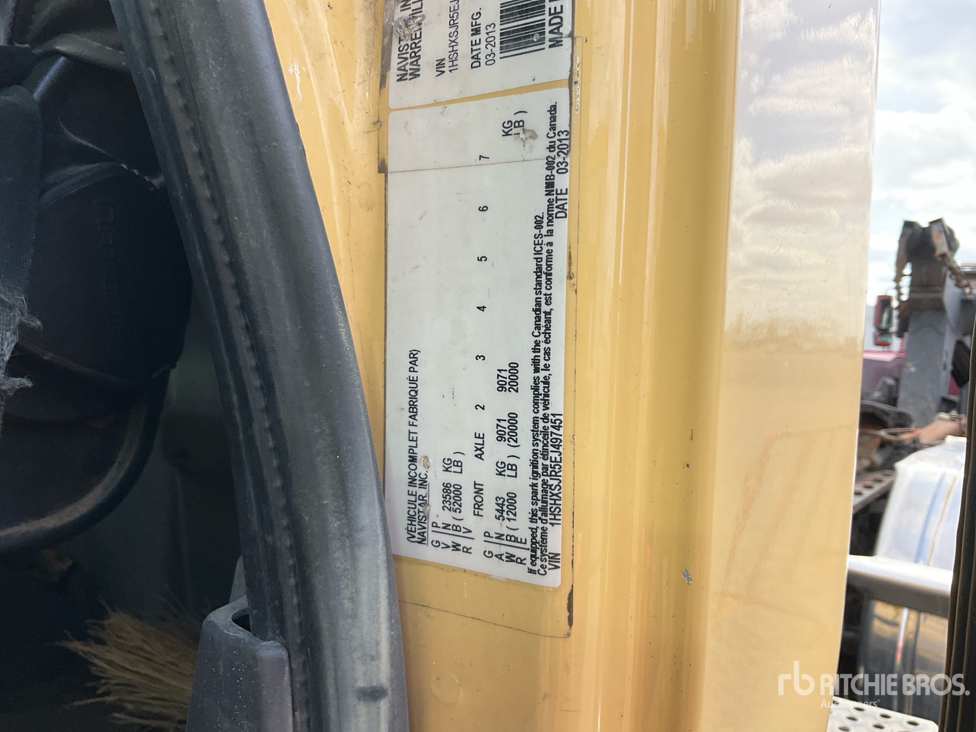 Photo of a 2014 International TRANSTAR 8600
