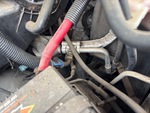 Engine with A/C Compressor