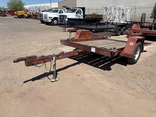 1983 Ditch Witch S4A 10 ft S/A Trencher Trailer