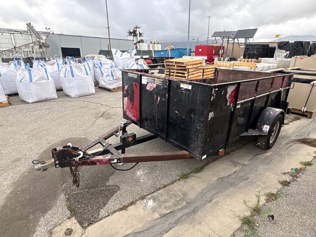 1999 Metal Fab 10 ft S/A Utility Trailer