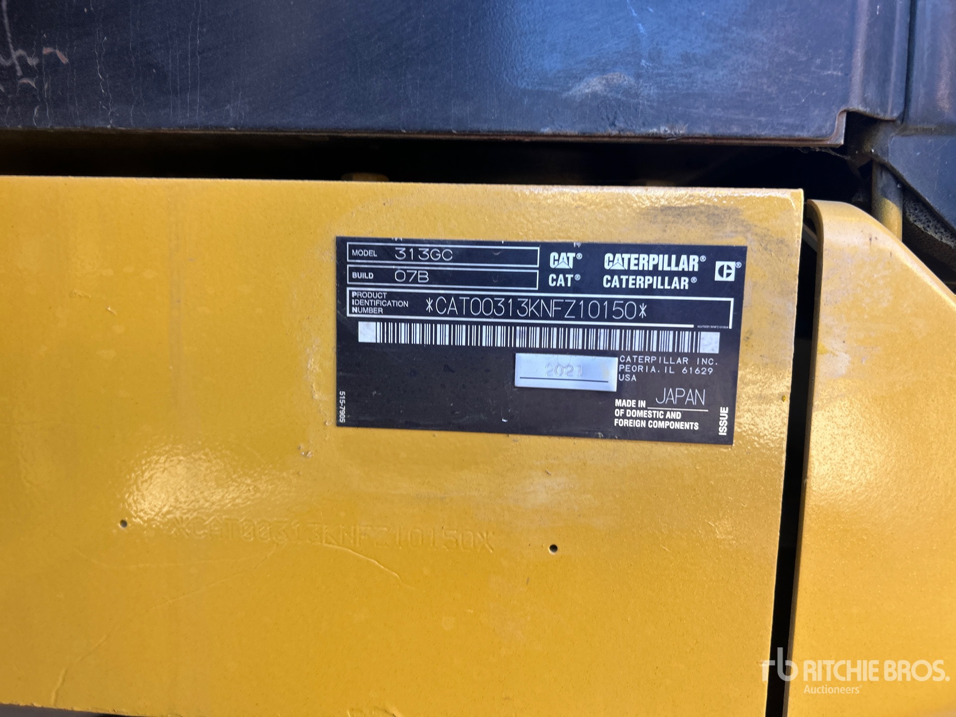 2021 Caterpillar 313 GC