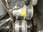 Engine with A/C Compressor