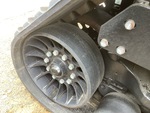 Undercarriage with Front Idler Wear