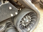 Undercarriage with Rear idler wear