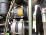 Engine with A/C Compressor